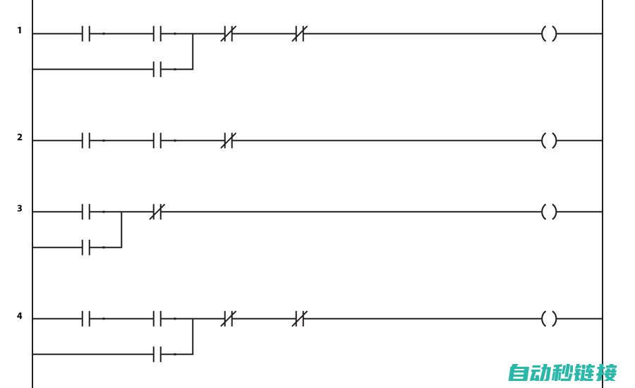 梯形图编程的循环逻辑解析 (梯形图编程的基本原则)